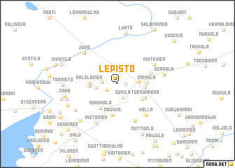 map of Lepistö