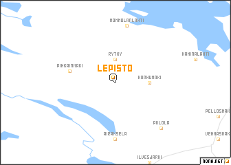 map of Lepistö