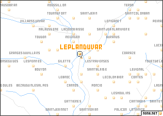 map of Le Plan-du-Var