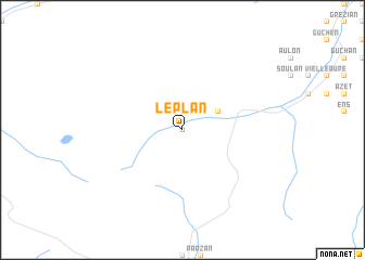map of Le Plan