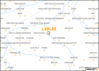 map of Le Plan