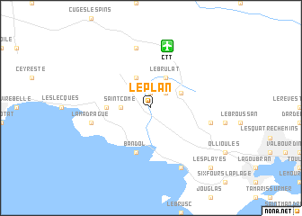 map of Le Plan