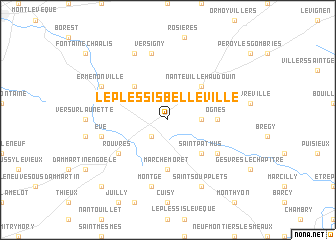 map of Le Plessis-Belleville