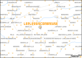 map of Le Plessis-Corbreuse