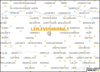 map of Le Plessis Hainault