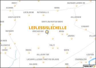 map of Le Plessis-lʼÉchelle