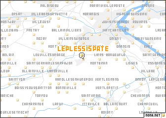 map of Le Plessis-Pâté