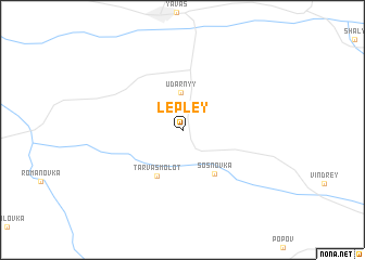 map of Lepley