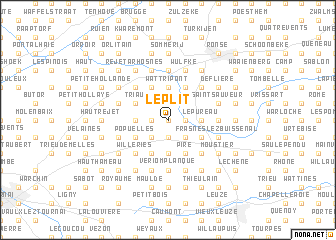 map of Le Plit