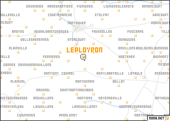 map of Le Ployron