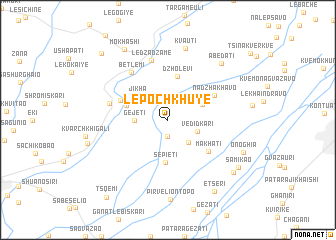 map of Lepochkhuye