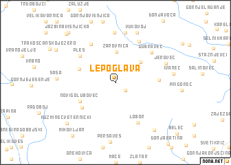 map of Lepoglava