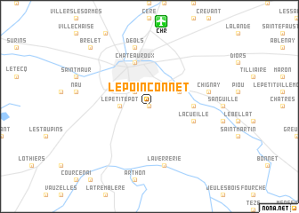 map of Le Poinçonnet