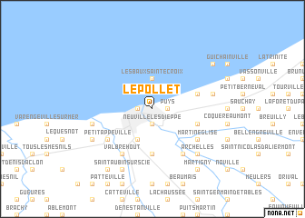 map of Le Pollet