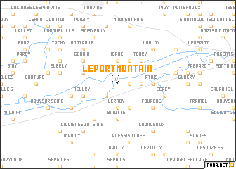 map of Le Port-Montain