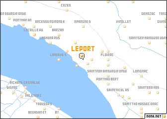 map of Le Port