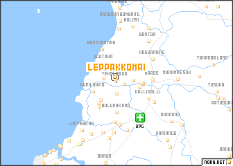 map of Leppakkomai