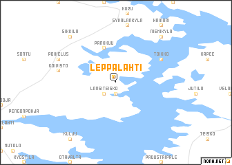 map of Leppälahti