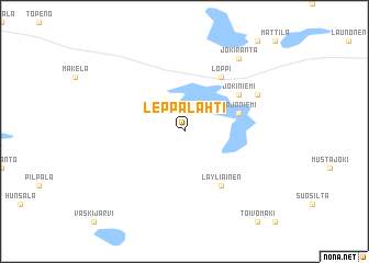 map of Leppälahti