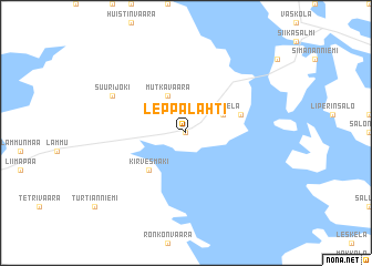 map of Leppälahti