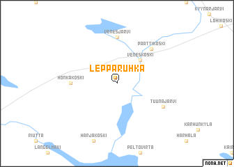 map of Leppäruhka