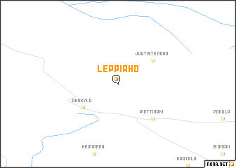 map of Leppiaho