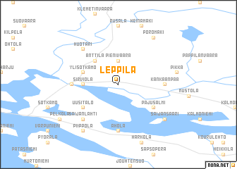 map of Leppilä
