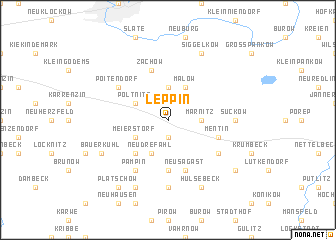 map of Leppin