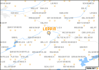 map of Leppin