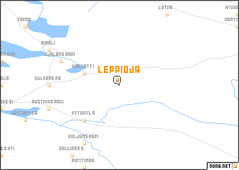 map of Leppioja
