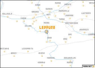 map of Leppura