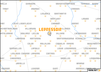 map of Le Pressoir