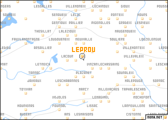 map of Le Prou