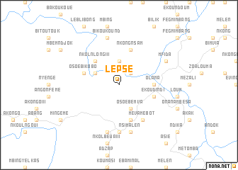 map of Lepsé