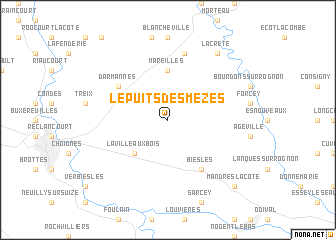map of Le Puits-des-Mèzes