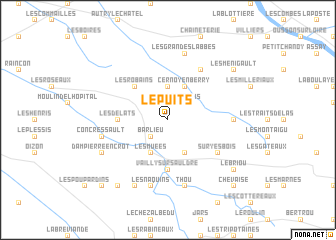 map of Le Puits