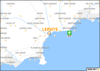 map of Le Puits