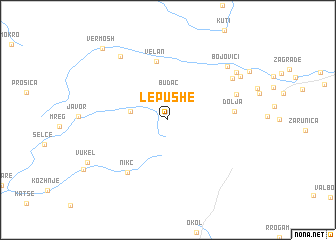 map of Lëpushë