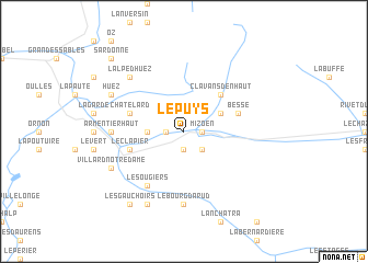 map of Le Puys