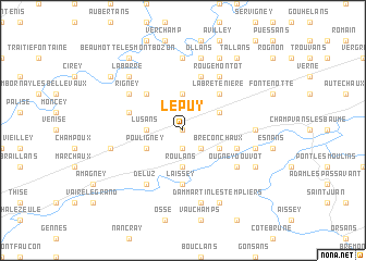 map of Le Puy