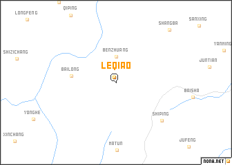 map of Leqiao