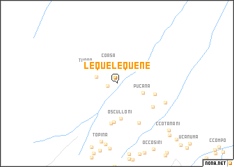 map of Lequelequene