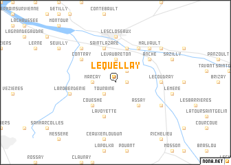 map of Le Quellay