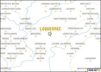 map of Le Quennec