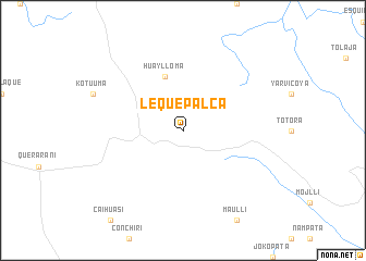 map of Lequepalca