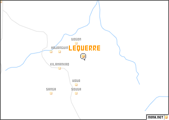 map of Léquerré