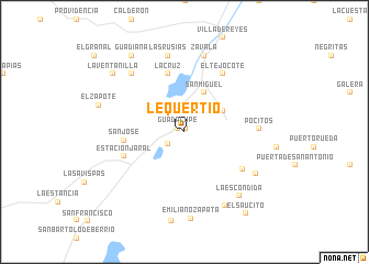 map of Lequertío