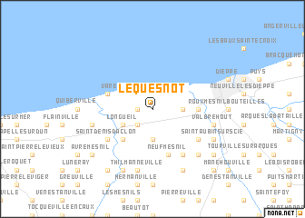 map of Le Quesnot