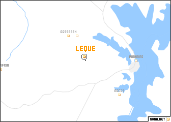 map of Leque