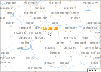 map of Le Quiou